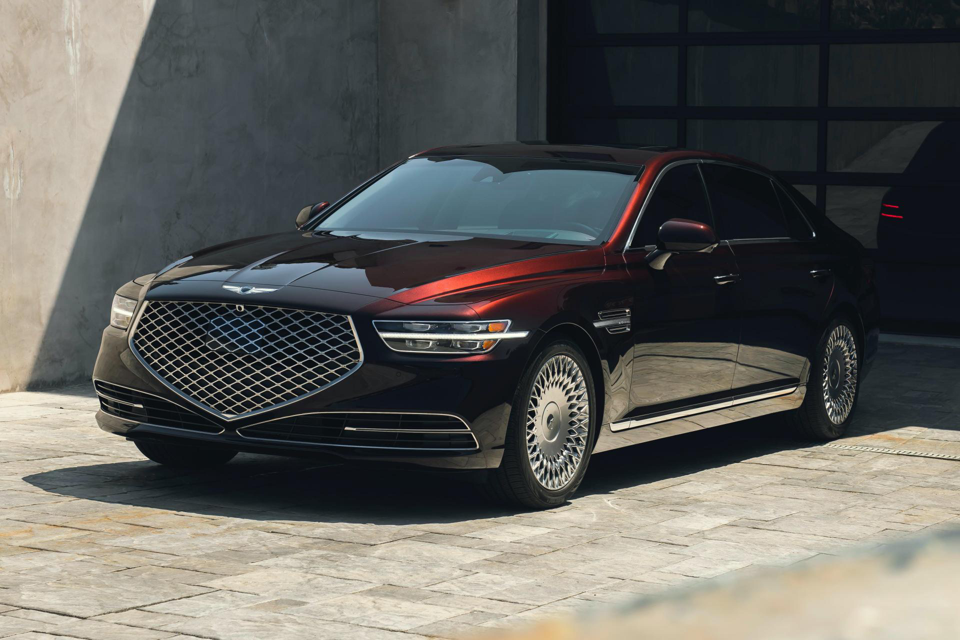 Genesis G90 mới lộ nội thất giàu công nghệ sang xịn đấu Mercedes S-Class