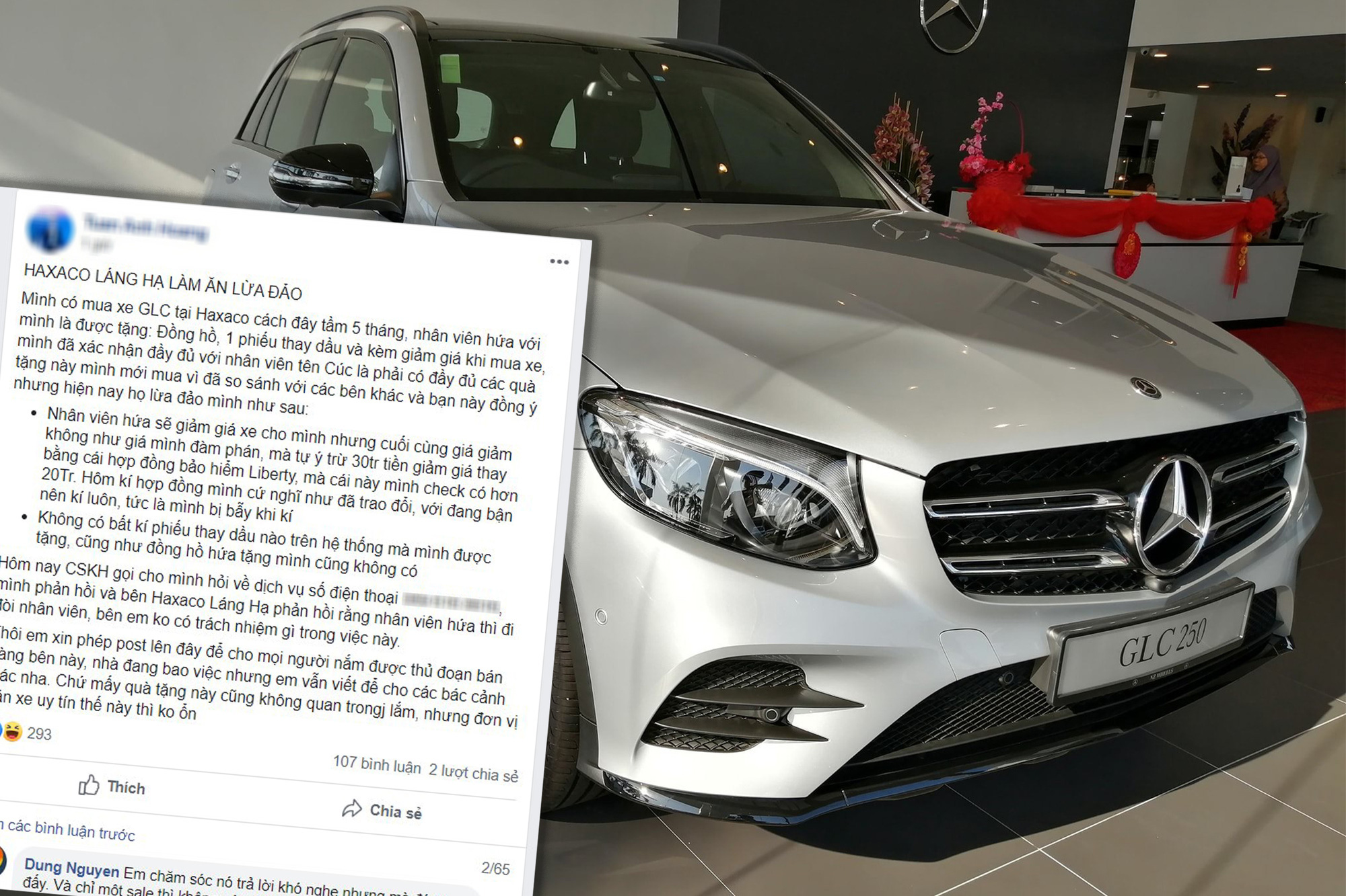 Bị khách tố 'lừa đảo', sales nữ của Mercedes-Benz Haxaco trần tình nhưng cả hai đều gây tranh cãi