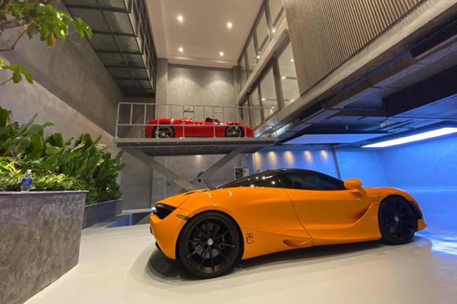 Lộ diện garage mới của Cường 'Đô-la': Không khác gì showroom siêu xe sang chảnh