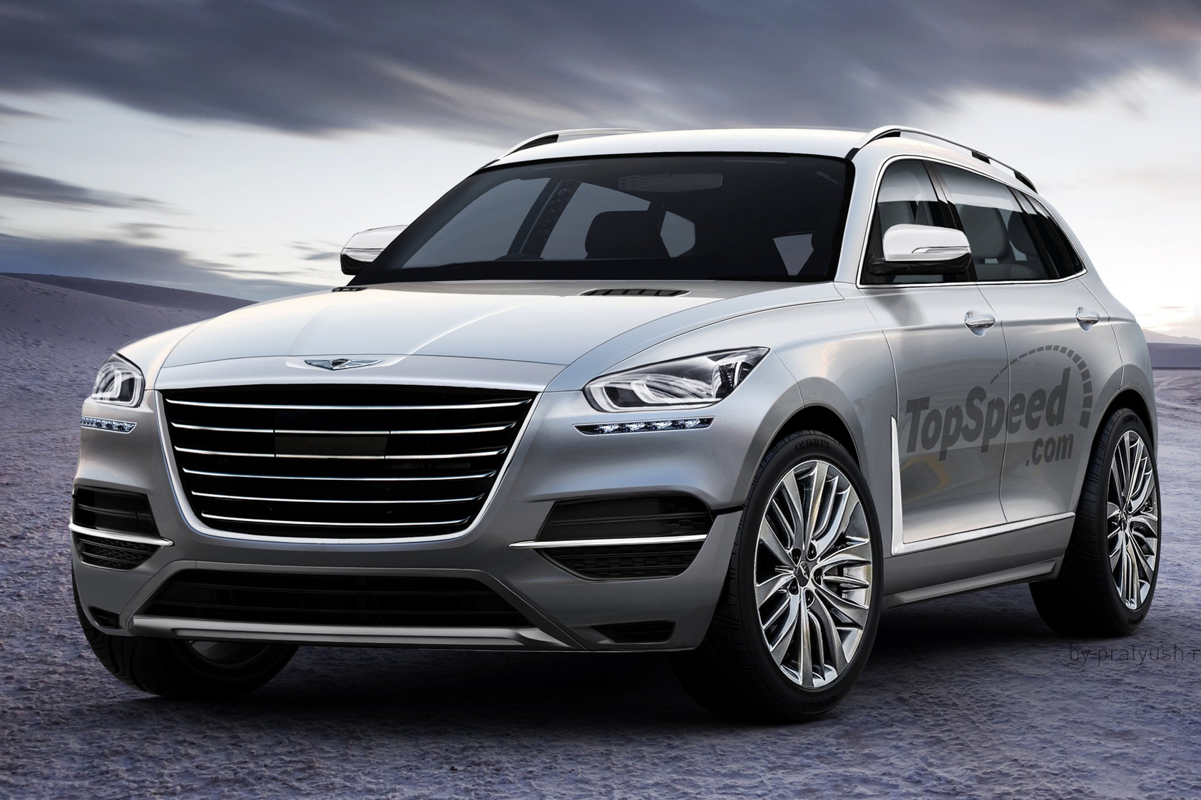SUV Genesis hoàn toàn mới xuất hiện - Lời đáp trả Mercedes-Benz và Audi ở phân khúc xe điện