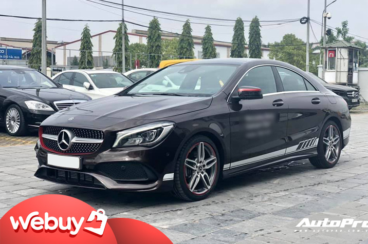 Mercedes-Benz CLA 250 chính hãng thanh lý rẻ hơn giá niêm yết vài trăm triệu đồng, ODO vỏn vẹn 80 km