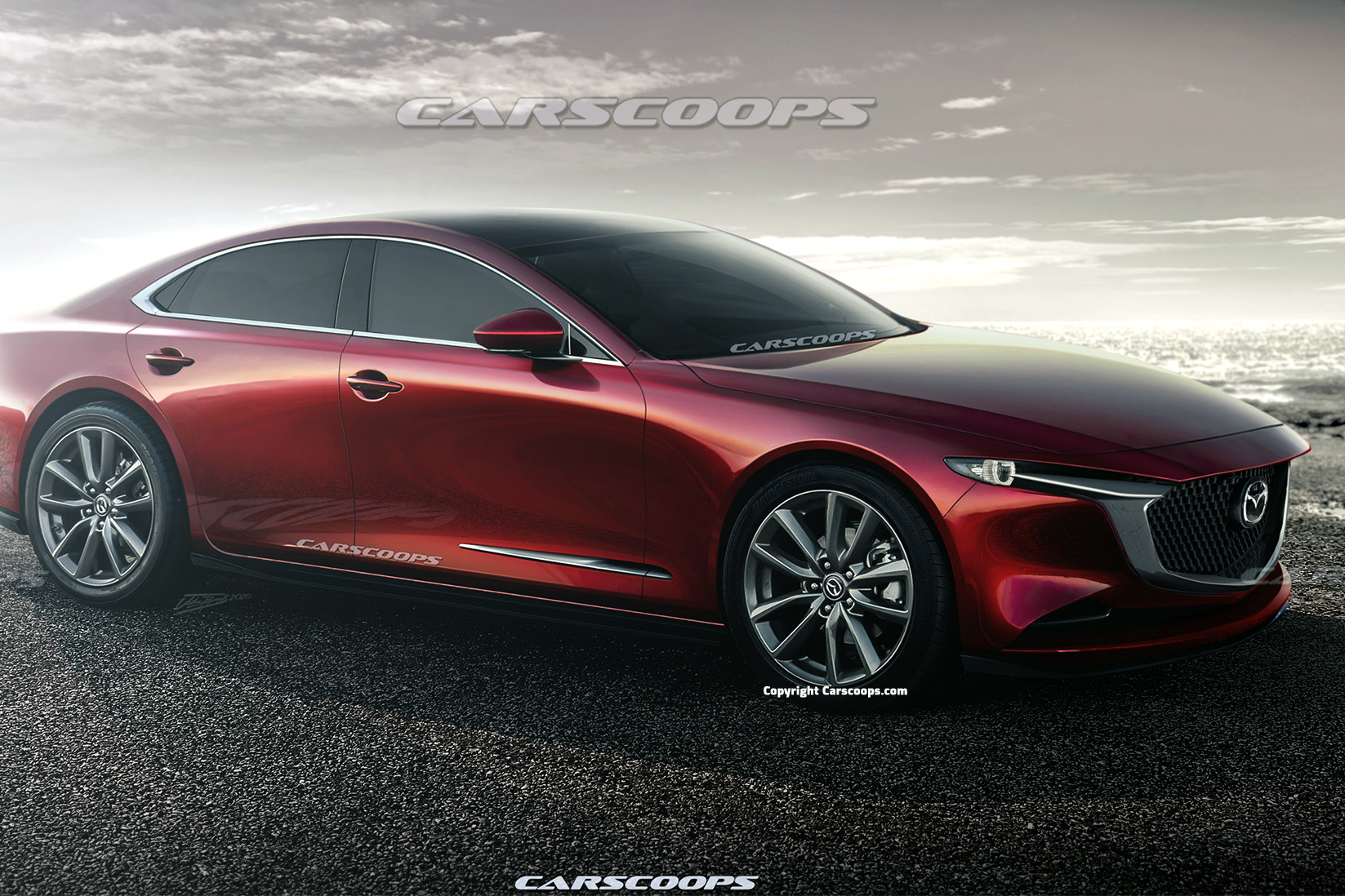 Thổn thức với Mazda6 thế hệ mới: Đẹp như xe sang, động cơ 6 xy-lanh, dẫn động cầu sau tham vọng ngang hàng BMW và Mercedes