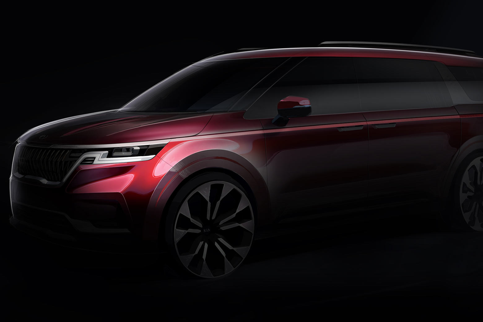Kia Sedona thế hệ mới lần đầu lộ ảnh chính hãng: Rõ nét Range Rover, thiết kế kích thích hơn hẳn bản cũ