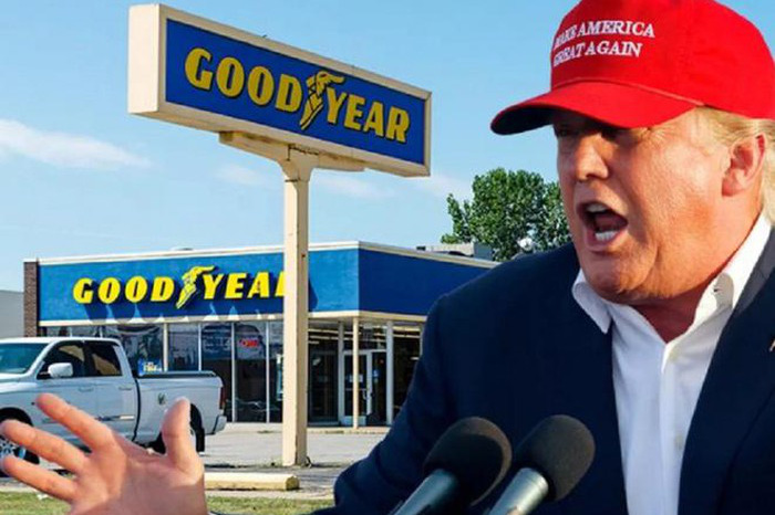 Tổng thống Trump: Đừng mua lốp Goodyear vì họ cấm dùng mũ 'Make American great again'