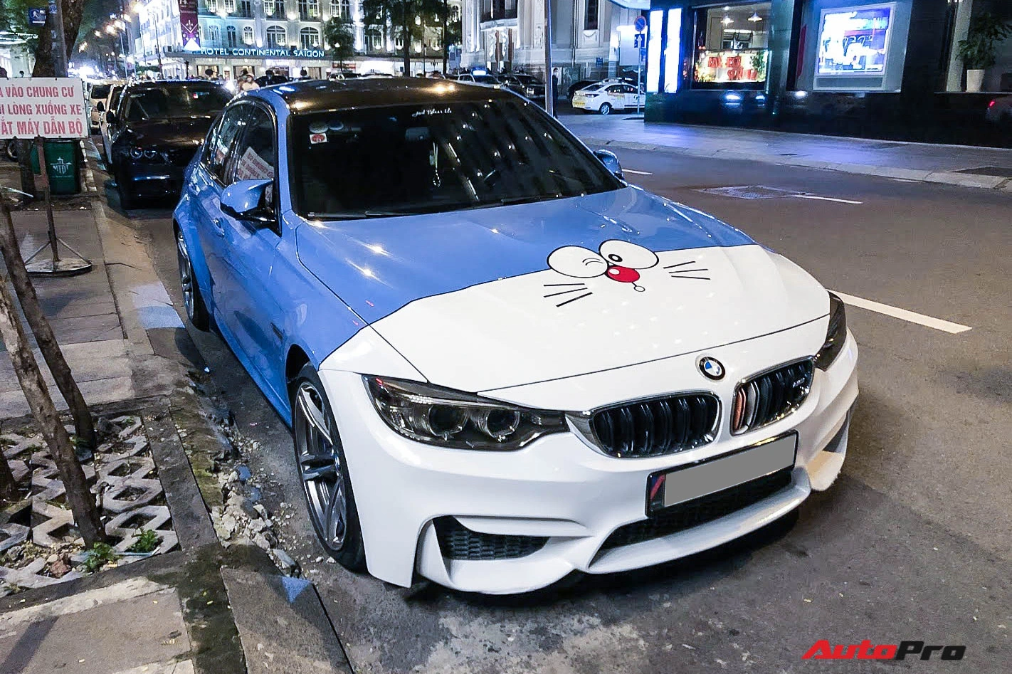 Dân chơi Sài Thành trang trí BMW M3 theo phong cách Doraemon không đụng hàng với bất kỳ ai