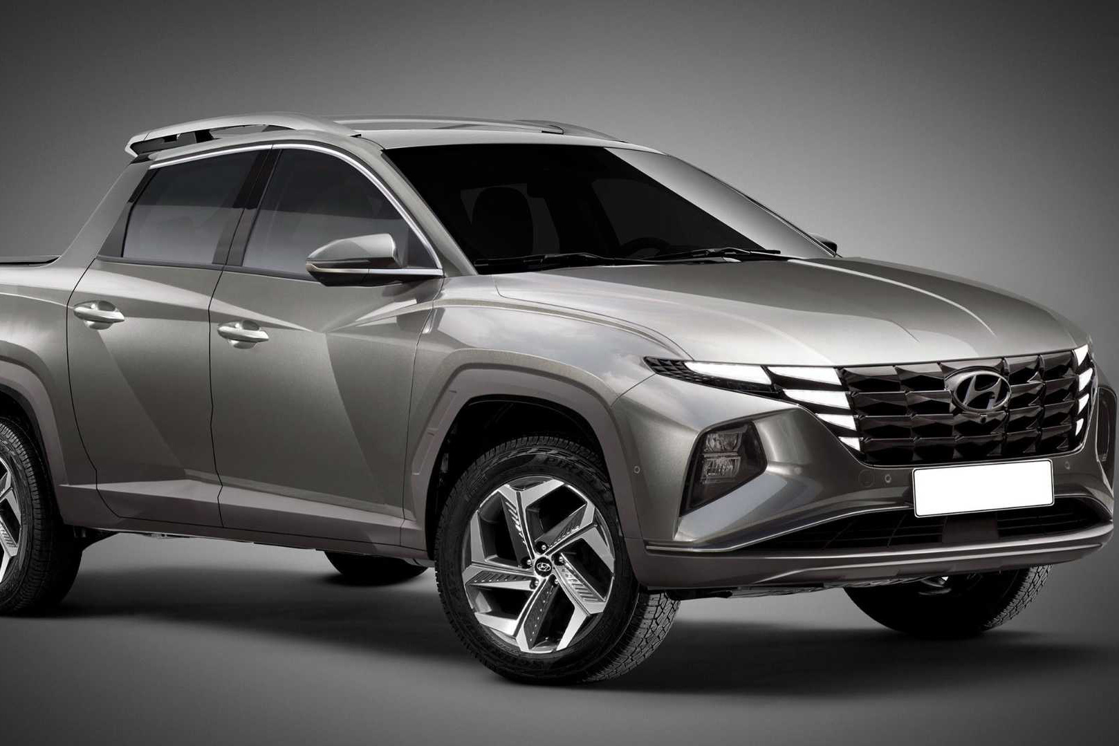 Bán tải Hyundai cạnh tranh Ford Ranger mượn thiết kế Tucson đời mới sẽ như thế này...