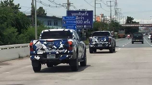 Ford Ranger 2022 lộ diện rõ nét trên đường phố: Như F-150 thu nhỏ, động cơ đồn đoán mạnh nhất phân khúc, sẽ sớm ra mắt tại Việt Nam - Ảnh 3.