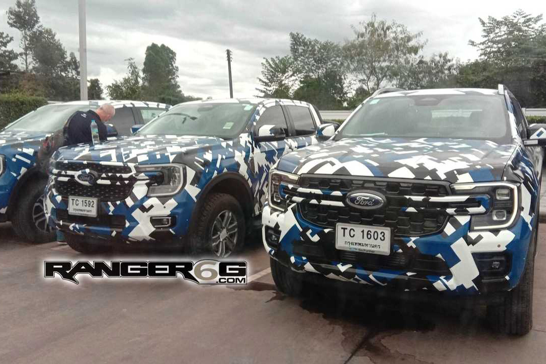 Ford Ranger đời mới tiếp tục lộ mặt, hé lộ một số khác biệt của nhiều phiên bản