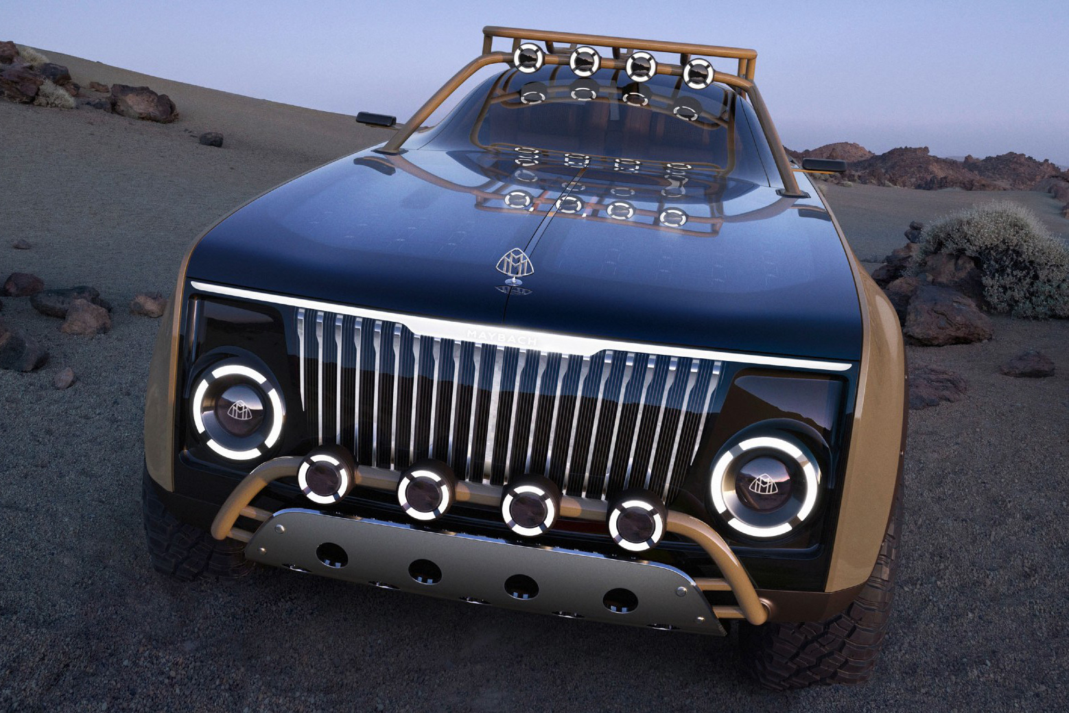 Kỳ lạ mẫu Maybach hai cửa nhưng lại được dùng để off-road