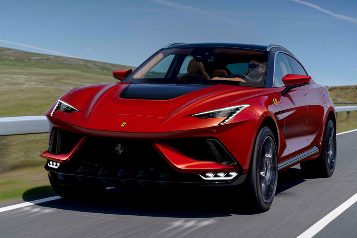 Siêu SUV đầu tiên của Ferrari sẽ dùng động cơ V12 siêu mạnh, đe nẹt Lamborghini Urus