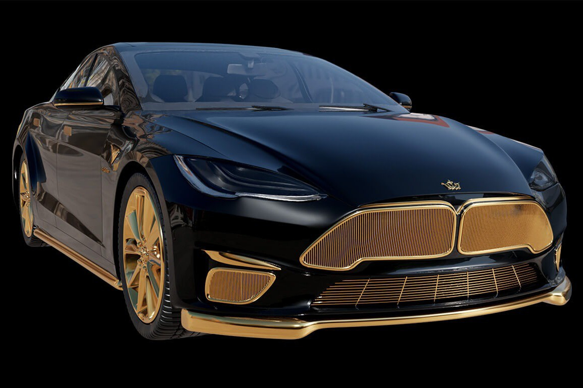 Chơi xe kiểu nhà giàu: Chi 7 tỷ mua cặp Tesla và iPhone 12 mạ vàng giới hạn 99 đôi trên toàn thế giới