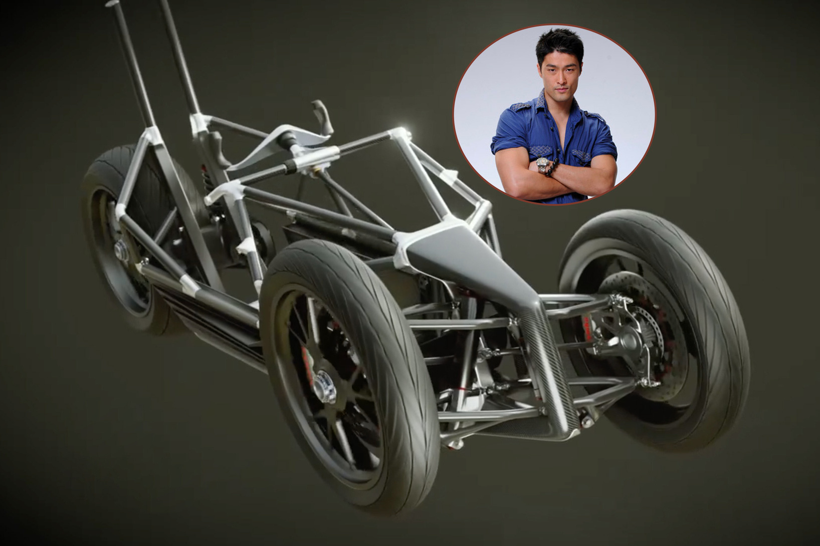 Johnny Trí Nguyễn hé lộ thêm thông tin về dự án 'mô tô 3 bánh có máy lạnh': Khung xe làm bằng carbon và treo trước là giảm xóc khí nén