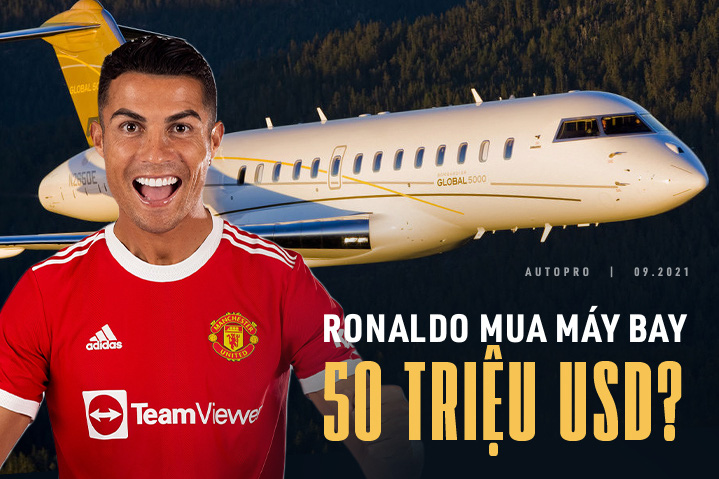 Ronaldo cùng gia đình đến Manchester bằng máy bay mới: Có thể bay từ châu Âu tới châu Mỹ, giá cao nhất 50 triệu USD