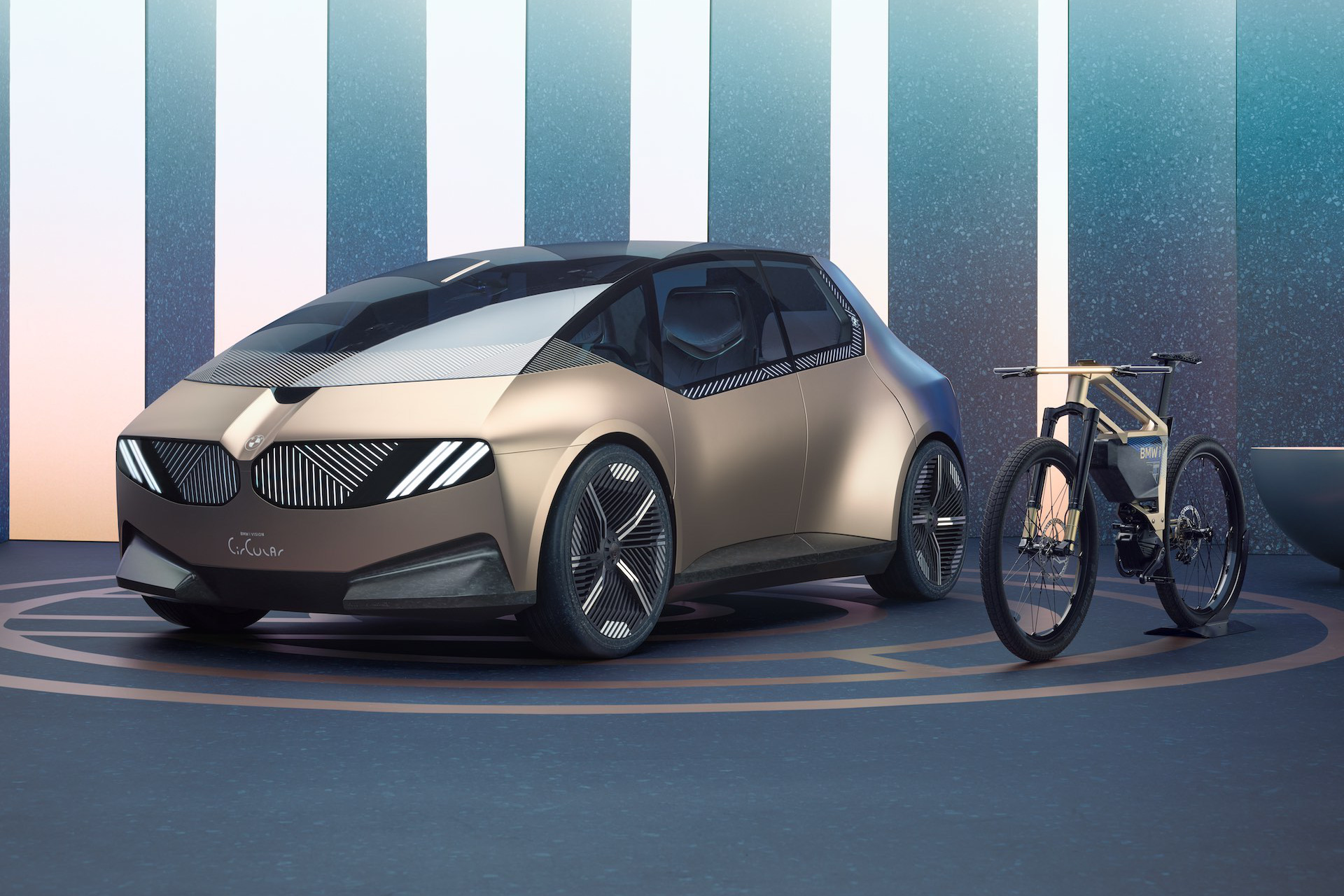 BMW i Vision Circular - Xe 4 chỗ to hơn Kia Morning, tái chế được, bên trong gây bất ngờ