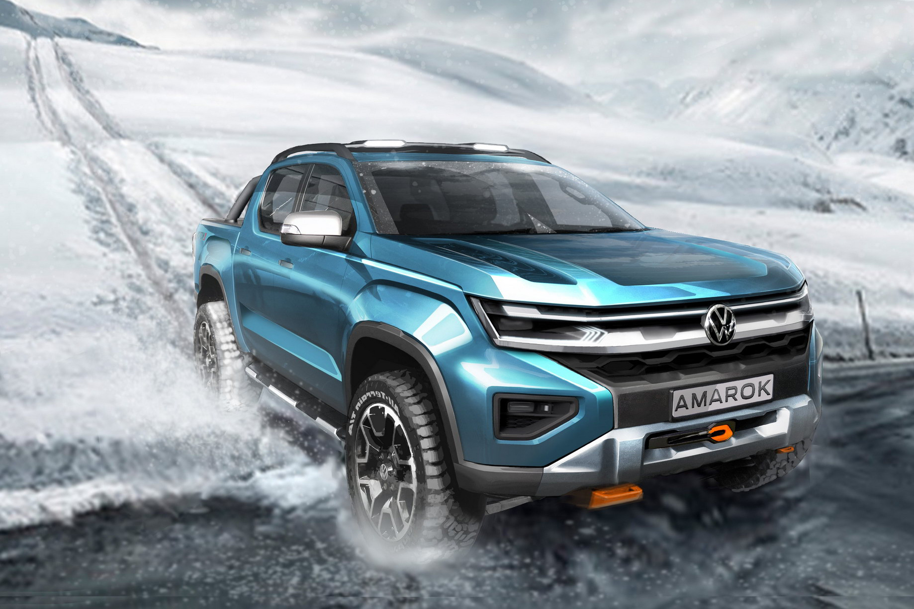 Amarok - ‘Ford Ranger gắn logo xe châu Âu’ chuẩn bị ra mắt