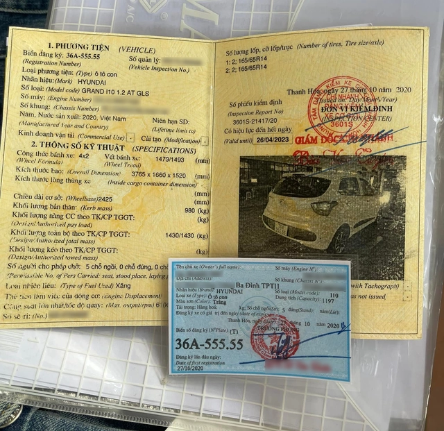 Bốc trúng biển số ngũ quý 5, chủ xe Hyundai Grand i10 ra giá 1,2 tỷ đồng, ngang Toyota Camry - Ảnh 2. Bốc trúng biển số ngũ quý 5, chủ xe Hyundai Grand i10 ra giá 1,2 tỷ đồng, ngang Toyota Camry - Ảnh 2.