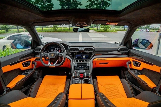 Lamborghini Urus màu Blu Cepheus hàng độc tại Việt Nam: Giá 23,5 tỷ đồng, nội thất phong cách Hermes theo xu hướng - Ảnh 3.