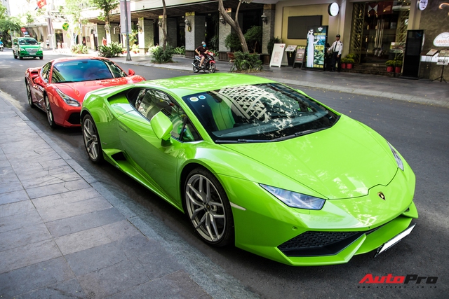 Dần kín tiếng trong giới chơi siêu xe, Phan Thành bất ngờ mang Lamborghini Huracan màu hiếm chơi Tết cùng đại gia đi Ferrari 488 GTB với tiểu sử đặc biệt - Ảnh 1.