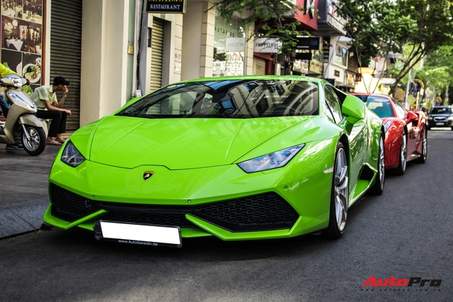 Dần kín tiếng trong giới chơi siêu xe, Phan Thành bất ngờ mang Lamborghini Huracan màu hiếm chơi Tết cùng đại gia đi Ferrari 488 GTB với tiểu sử đặc biệt - Ảnh 2.