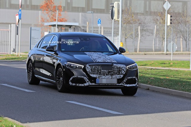 Mercedes-Maybach S-Class lộ diện trần trụi, ra mắt 20/11 cho ông chủ thích sang chảnh - Ảnh 1.