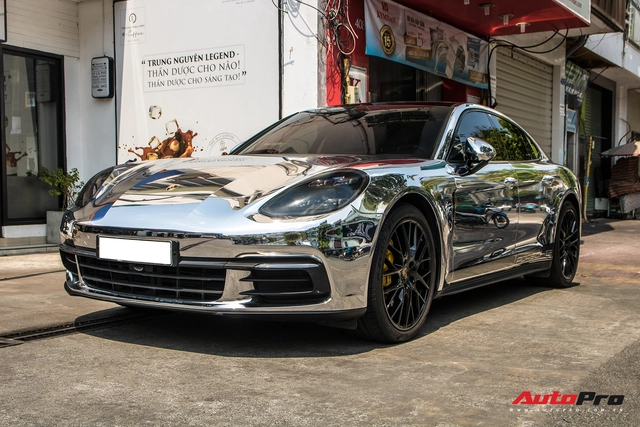 Theo màu trend, doanh nhân Sài Gòn lột xác Porsche Panamera theo phong cách nữ tính - Ảnh 4.