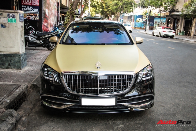 Góc làm đẹp không khó: Chỉ với lớp decal, đại gia Cần Thơ biến Mercedes-Maybach S 450 sang phong cách 2 tông bắt mắt - Ảnh 2.