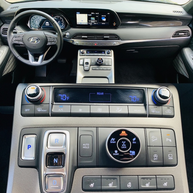 Hyundai Santa Fe phiên bản mới khoe trọn cụm điều khiển: Gây thất vọng vì không được như Palisade - Ảnh 3.