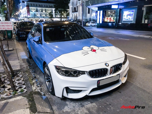 Dân chơi Sài Thành trang trí BMW M3 theo phong cách Doraemon không đụng hàng với bất kỳ ai - Ảnh 3.
