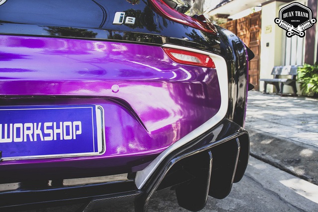 Cận cảnh thợ độ Đà Nẵng lắp ráp bodykit chất chơi giá hàng trăm triệu cho BMW i8 - Ảnh 7.