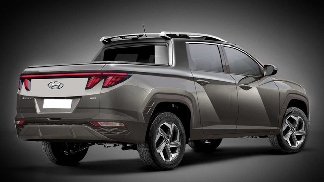Bán tải Hyundai cạnh tranh Ford Ranger mượn thiết kế Tucson đời mới sẽ như thế này... - Ảnh 3.
