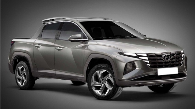 Bán tải Hyundai cạnh tranh Ford Ranger mượn thiết kế Tucson đời mới sẽ như thế này... - Ảnh 2.