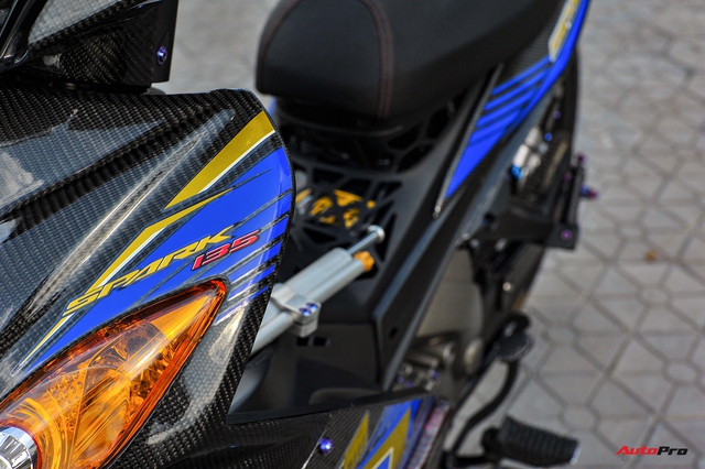 Yamaha Exciter độ hơn 170 triệu đồng của biker Việt: Có vật liệu tương tự siêu xe McLaren 720S Novitec N-Largo - Ảnh 14.