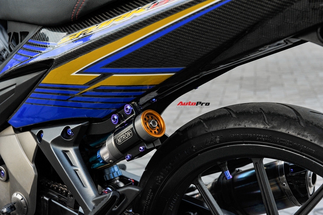 Yamaha Exciter độ hơn 170 triệu đồng của biker Việt: Có vật liệu tương tự siêu xe McLaren 720S Novitec N-Largo - Ảnh 11.