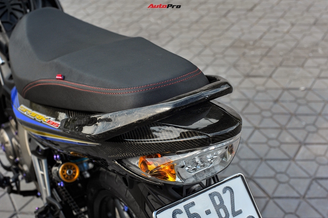 Yamaha Exciter độ hơn 170 triệu đồng của biker Việt: Có vật liệu tương tự siêu xe McLaren 720S Novitec N-Largo - Ảnh 4.