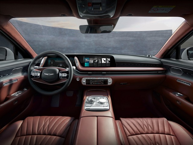 Mãn nhãn với nội thất Genesis G90 thế hệ mới: Sang chảnh ngang Mercedes-Benz S-Class, ghế ông chủ là điểm nhấn - Ảnh 3.