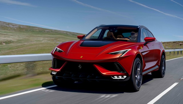 Siêu SUV đầu tiên của Ferrari sẽ dùng động cơ V12 siêu mạnh, đe nẹt Lamborghini Urus - Ảnh 2.