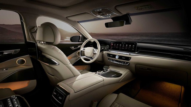Lộ diện nội thất Kia K9 2021: Xe Hàn xịn xò đấu Mẹc S, giá quy đổi từ 1,2 tỷ đồng - Ảnh 3.