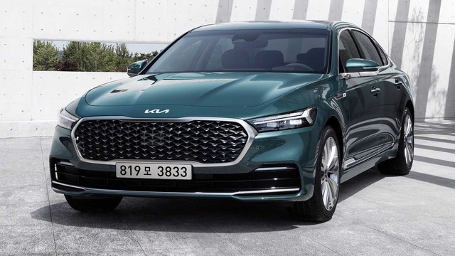 Lộ diện nội thất Kia K9 2021: Xe Hàn xịn xò đấu Mẹc S, giá quy đổi từ 1,2 tỷ đồng - Ảnh 1.