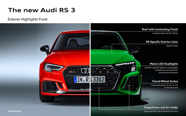 Ra mắt Audi RS3 thế hệ mới: Yếu hơn nhưng nhanh hơn Mercedes-AMG A45 S - Ảnh 2.