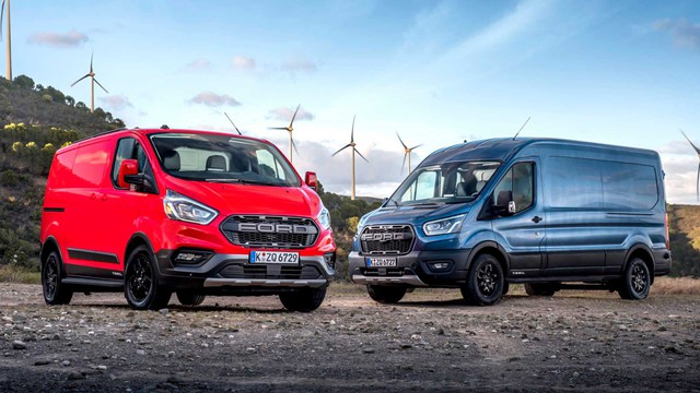 Lộ Ford Transit 2021 phiên bản off-road: Lưới tản nhiệt kiểu Raptor, động cơ có thể dùng của F-150 - Ảnh 1.