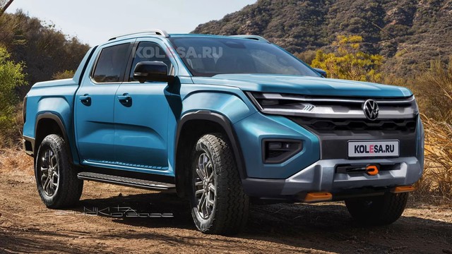 Xem trước thiết kế Volkswagen Amarok - Anh em chung ruột với Ford Ranger - Ảnh 1.