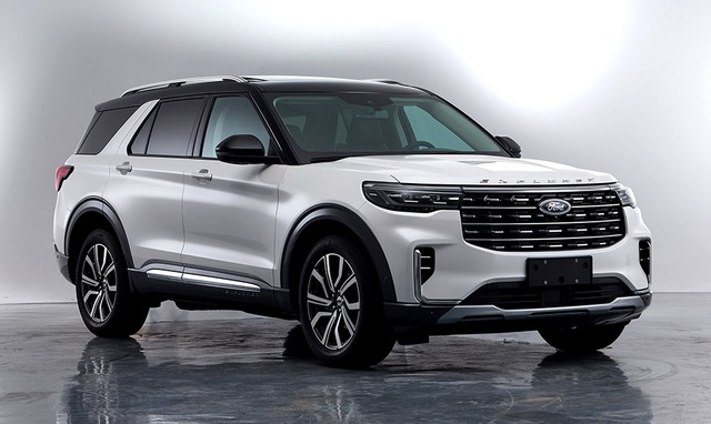 Tình trạng khan hiếm Ford Explorer tại Việt Nam chưa hết, mẫu xe này đã lộ phiên bản nâng cấp tại Trung Quốc - Ảnh 1.