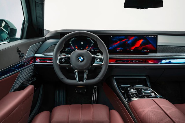 BMW i5 hưởng gen trội từ đàn anh i7 với nội thất như 2 giọt nước, thiết kế đậm chất riêng khi không dùng lưới tản nhiệt khổng lồ - Ảnh 3.